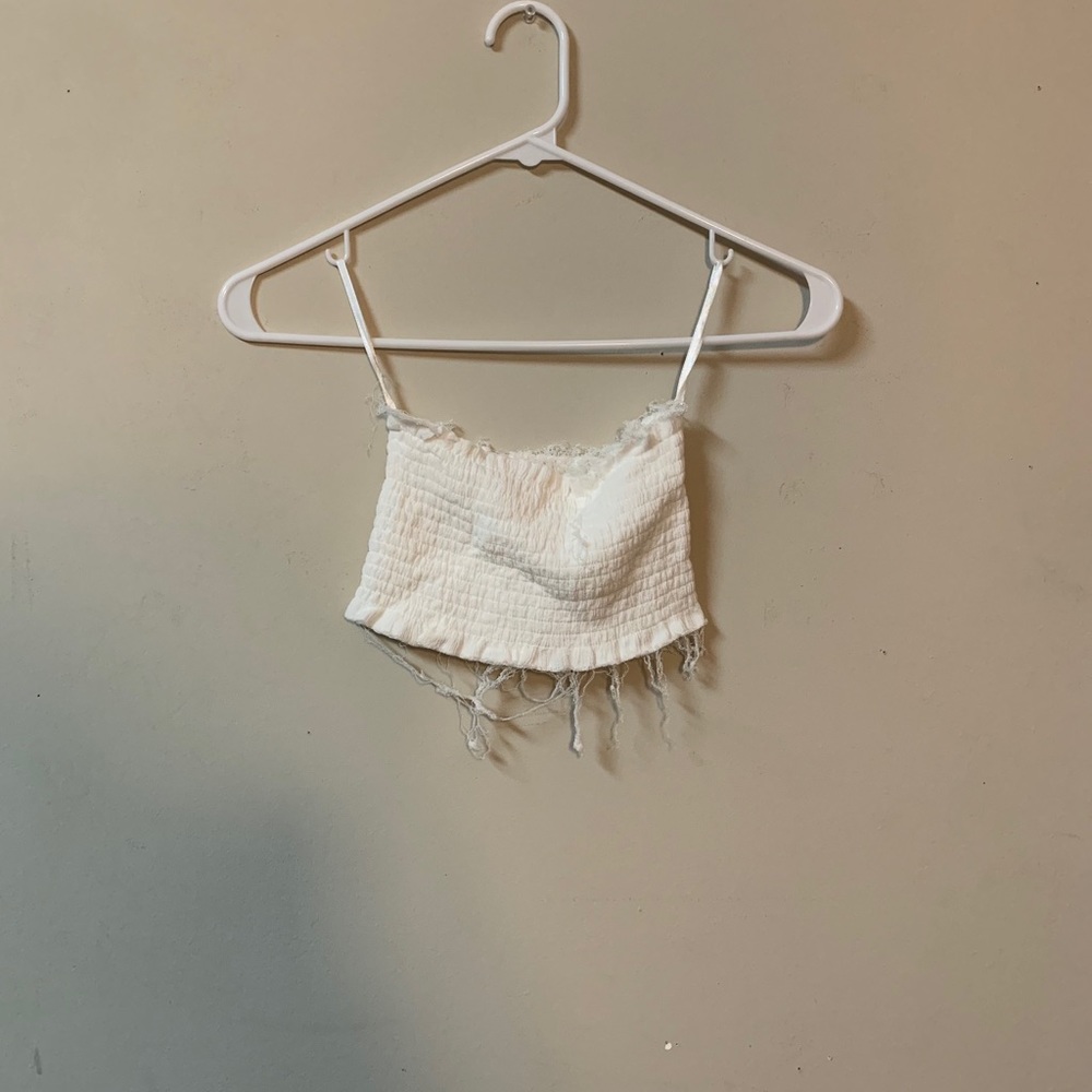 White Beacy Tube Top